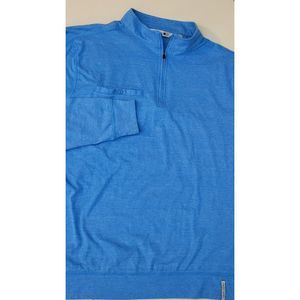 Black Clover Men's XL Live Lucky Clyde Golf Quarter Zip‎ Pullover Blue Pre-Owned